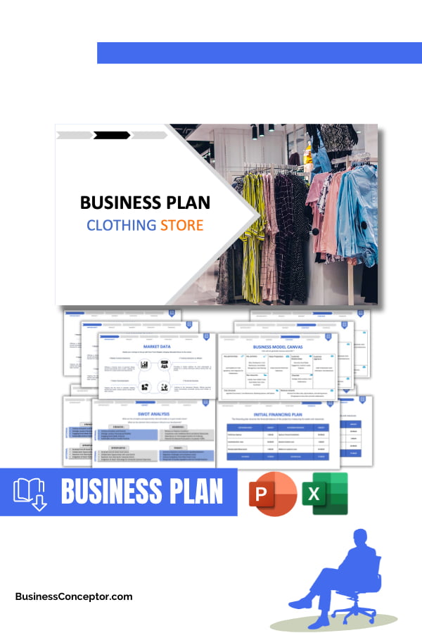 Download Clothing Store Business Plan - PPT + Excel