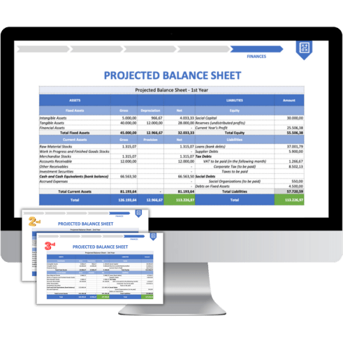 PROJECTED BALANCE SHEET - BusinessConceptor.com