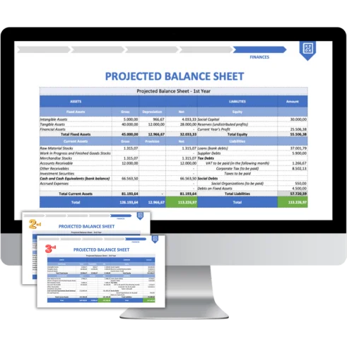 PROJECTED BALANCE SHEET - BusinessConceptor.com