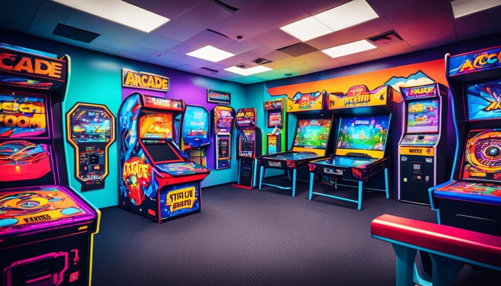 arcade game room swot