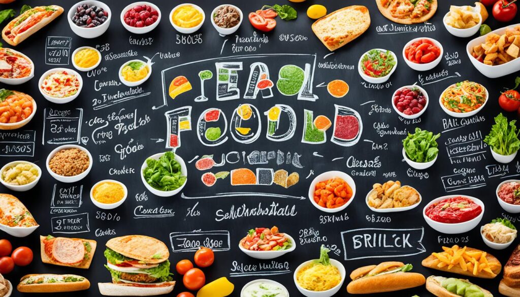 food truck menu design