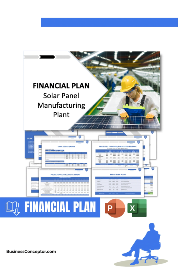 Solar Panel Manufacturing Plant Financial Plan