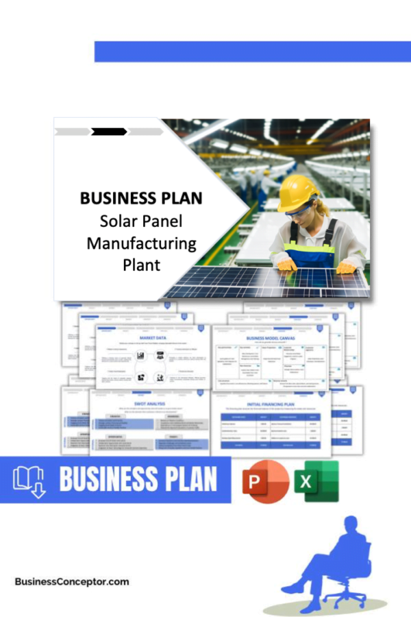 Solar Panel Manufacturing Plant Business Plan