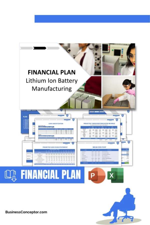 FINANCIAL PLAN - Lithium Ion Battery Manufacturing