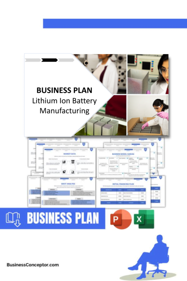 BUSINESS PLAN - Lithium Ion Battery Manufacturing