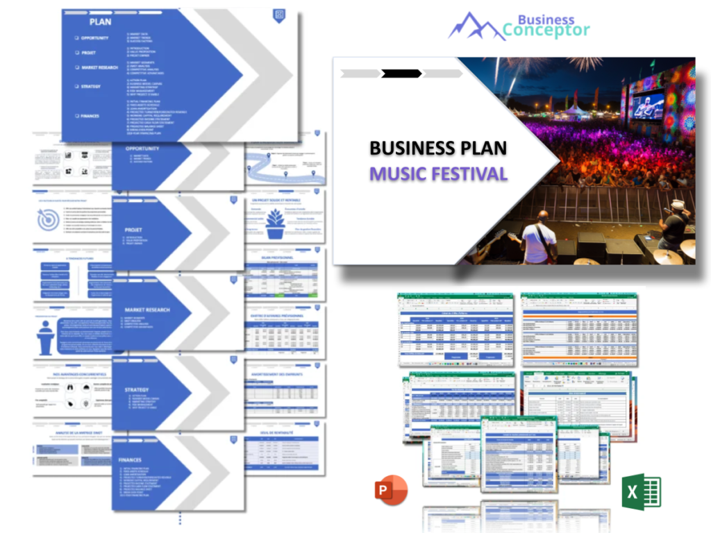 Cover Business plan for Music Festival
