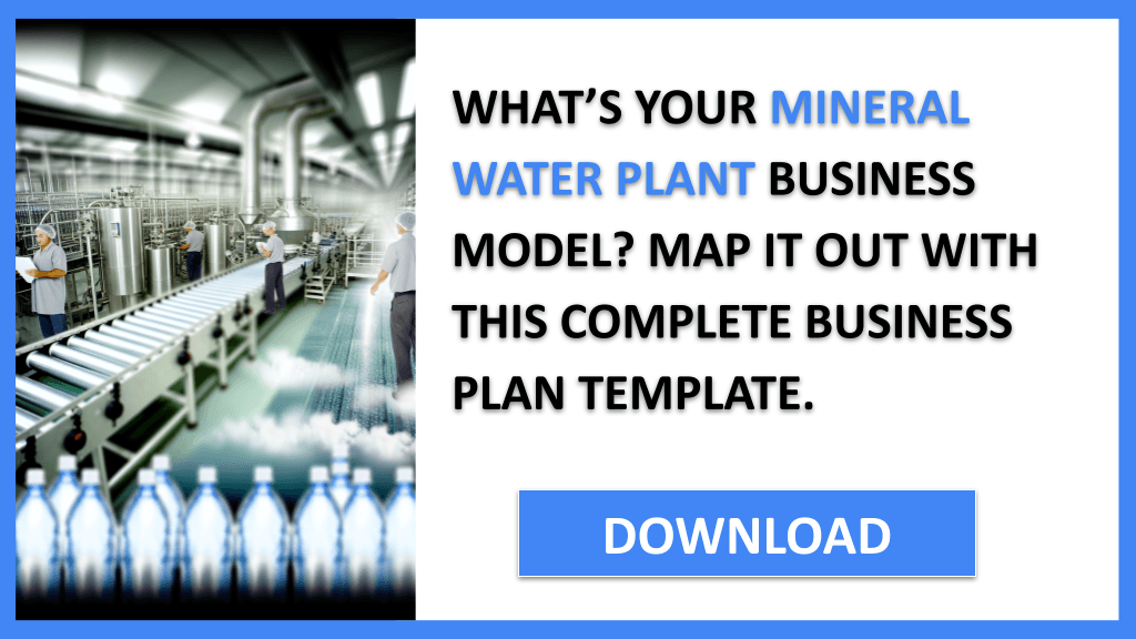 Mineral Water Plant Business Model Canvas FOR MINERAL WATER PLANT-4
