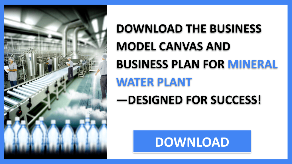 Mineral Water Plant Business Model Canvas FOR MINERAL WATER PLANT-5