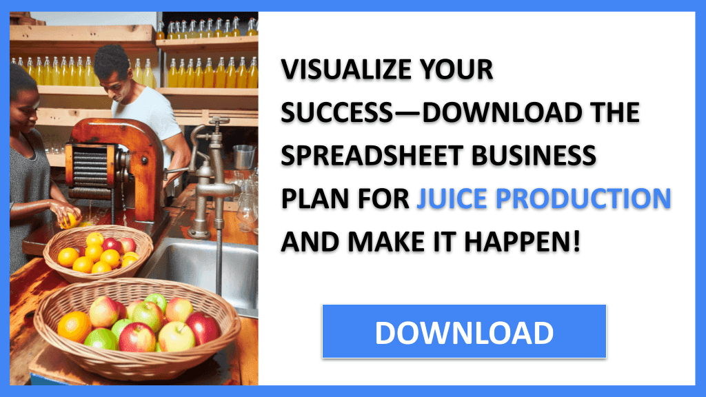 Juice Production Business Plan FOR JUICE PRODUCTION-6