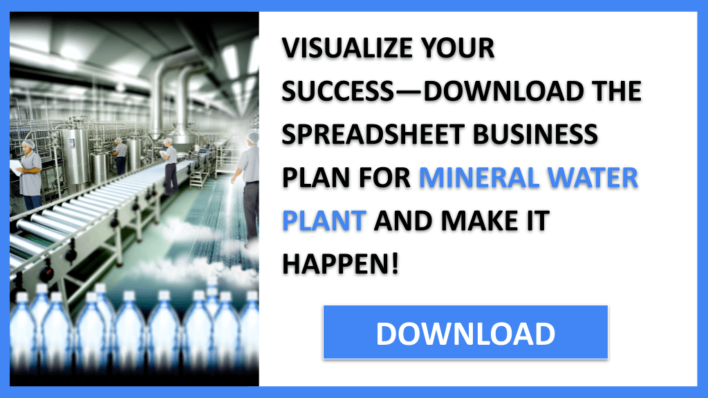 Mineral Water Plant Business Plan FOR MINERAL WATER PLANT-6
