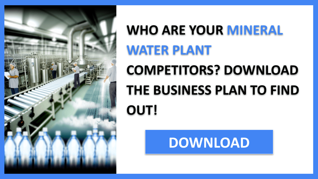 Mineral Water Plant Competition Study FOR MINERAL WATER PLANT-4