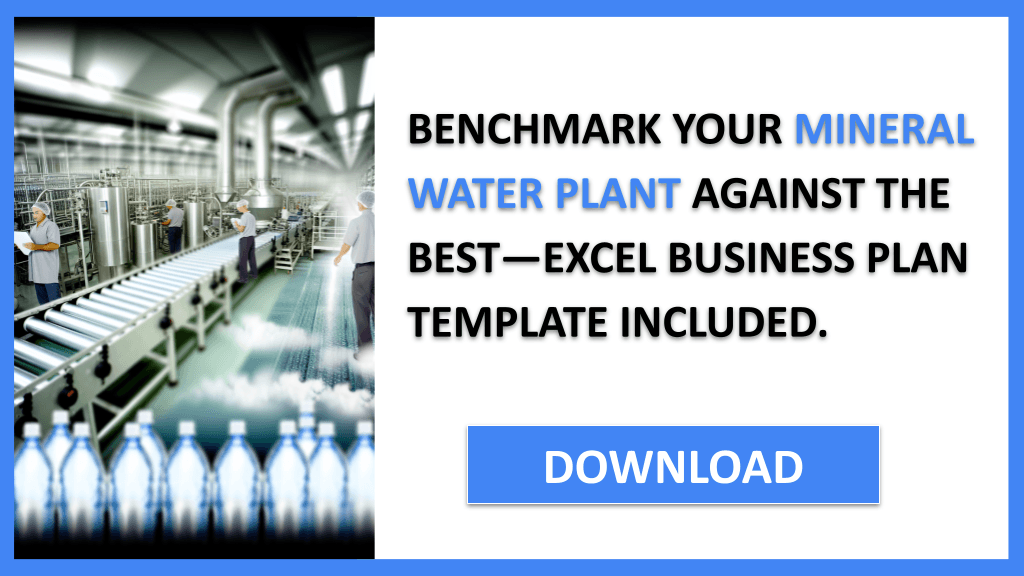 Mineral Water Plant Competition Study FOR MINERAL WATER PLANT-5