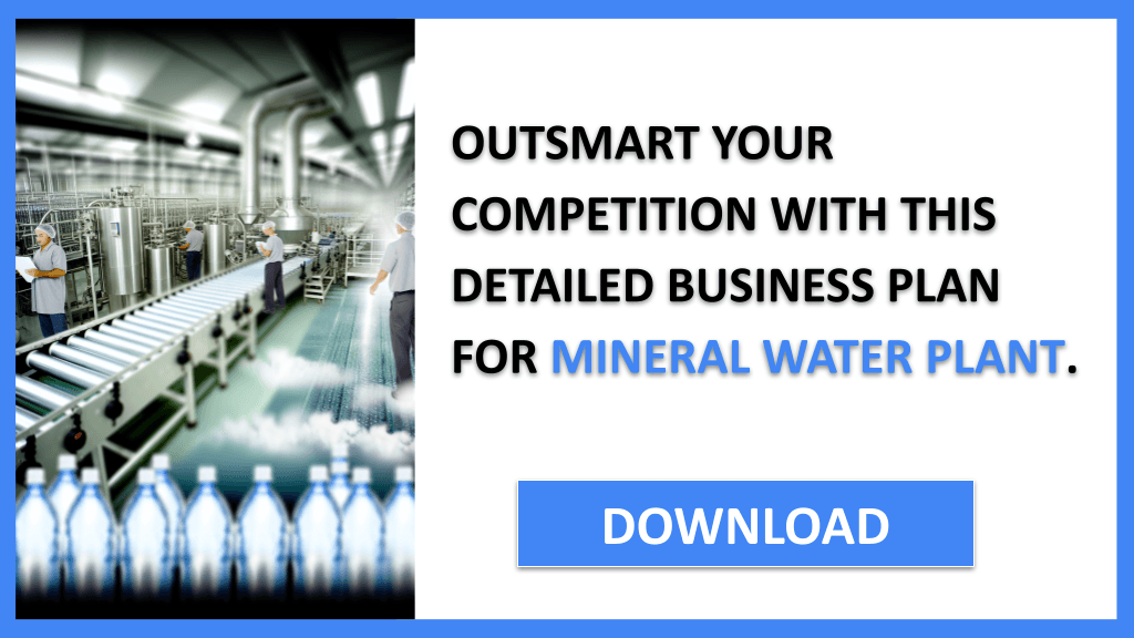 Mineral Water Plant Competition Study FOR MINERAL WATER PLANT-6