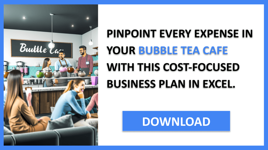 Bubble Tea Cafe Costs FOR BUBBLE TEA CAFE-5