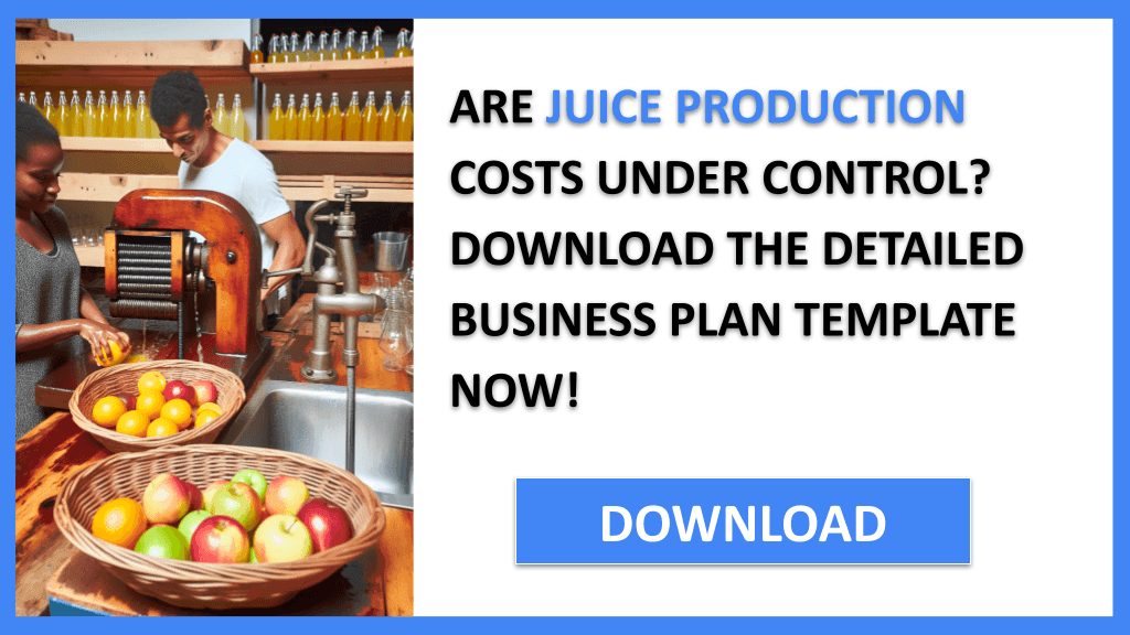 Juice Production Costs FOR JUICE PRODUCTION-4