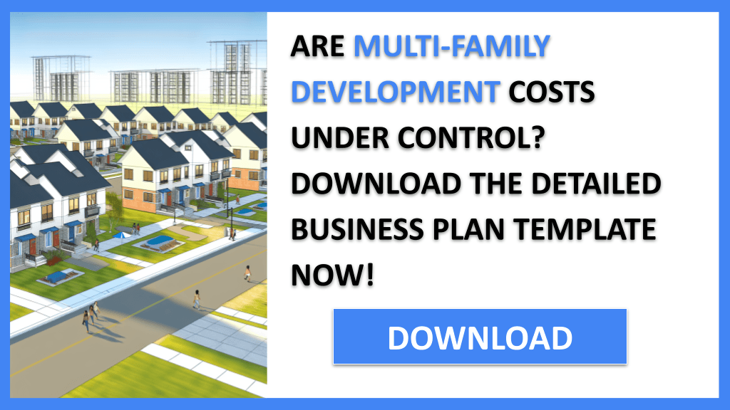 Multi-Family Development Costs FOR MULTI-FAMILY DEVELOPMENT-4