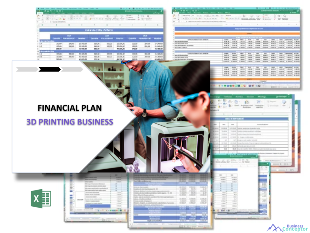 Cover Financial plan for 3D Printing Business