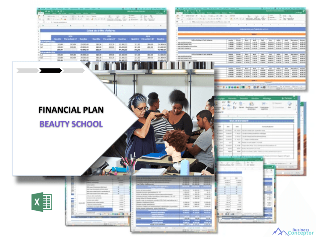 Cover Financial plan for Beauty School
