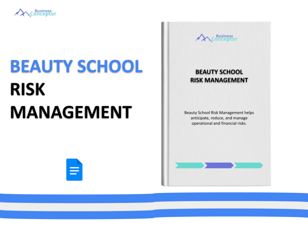 Cover RISK MANAGEMENT for Beauty School