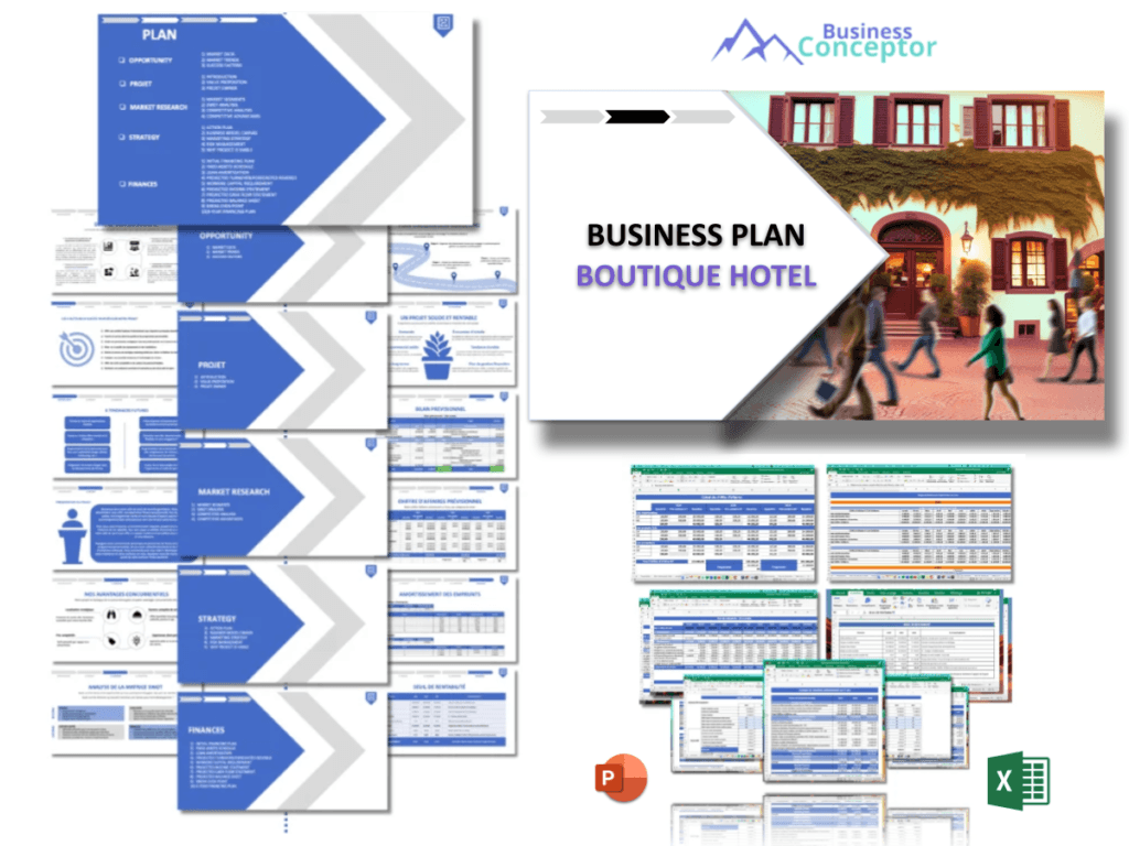 Cover Business plan for Boutique Hotel