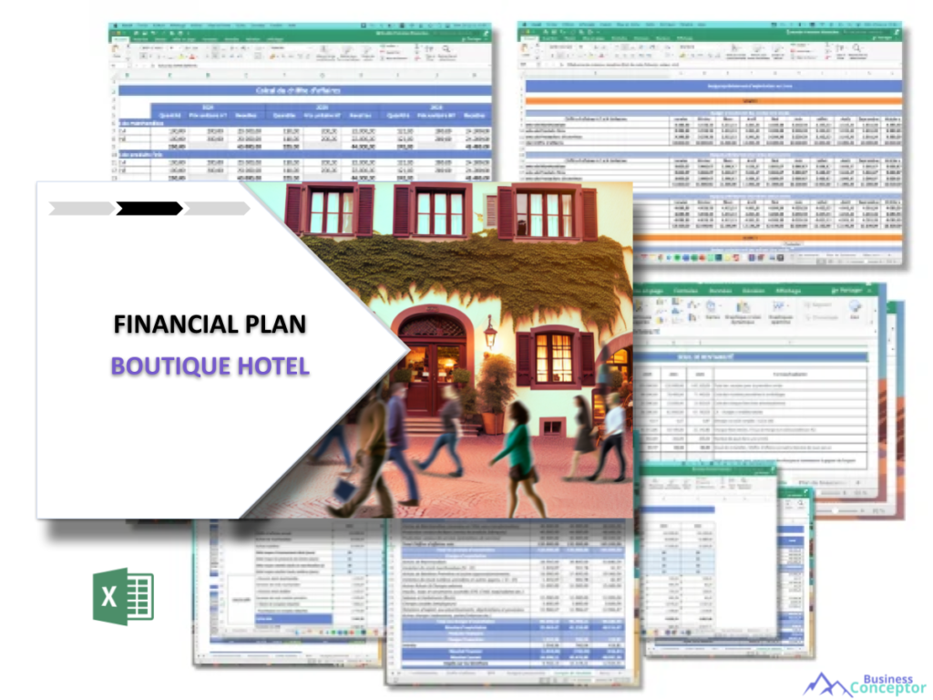 Cover Financial plan for Boutique Hotel