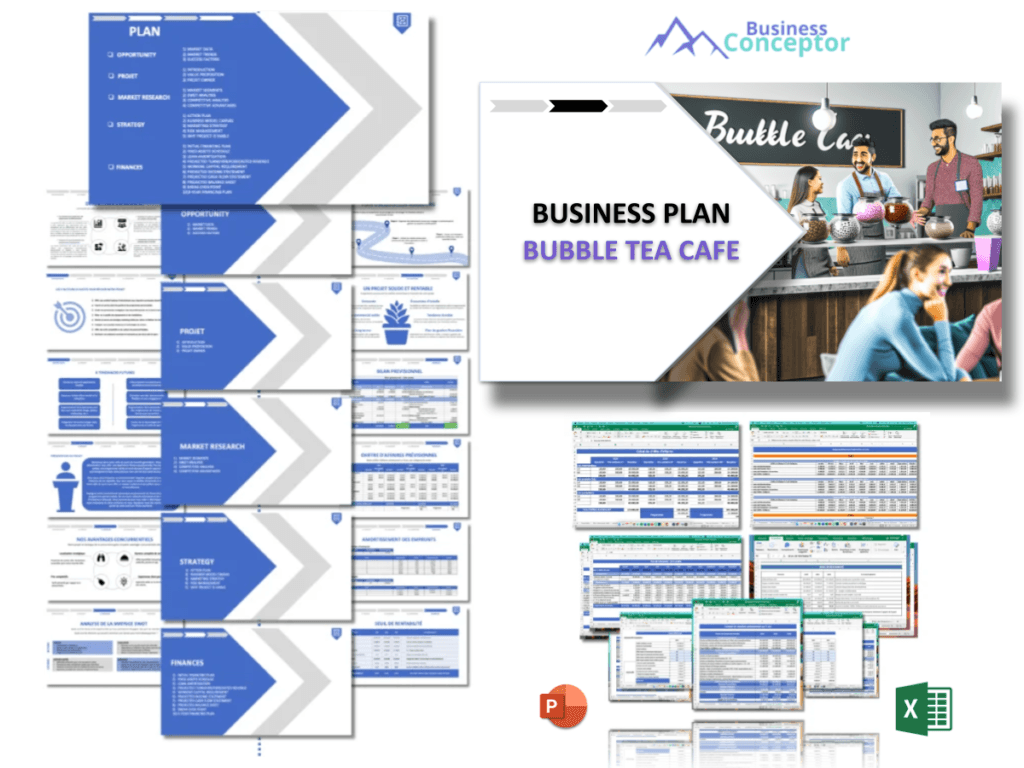 Cover Business plan for Bubble Tea Cafe