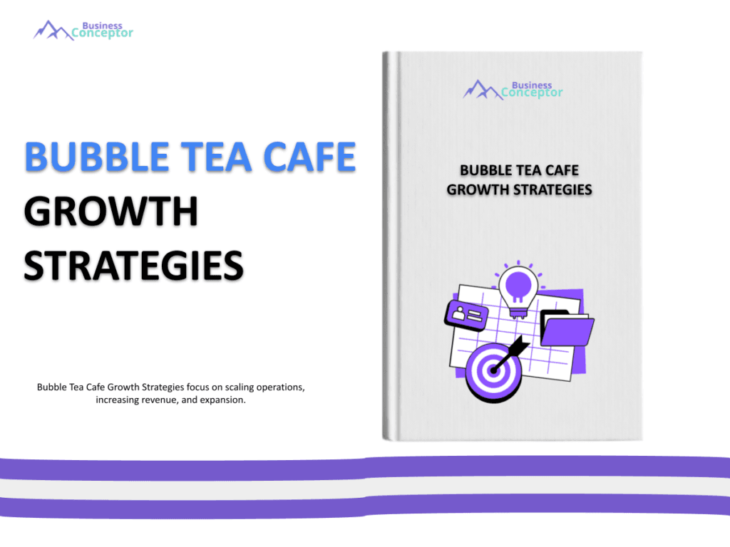 Cover GROWTH STRATEGIES AND SCALINGS for Bubble Tea Cafe
