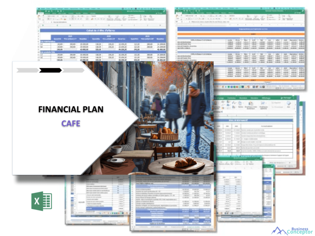 Cover Financial plan for Cafe