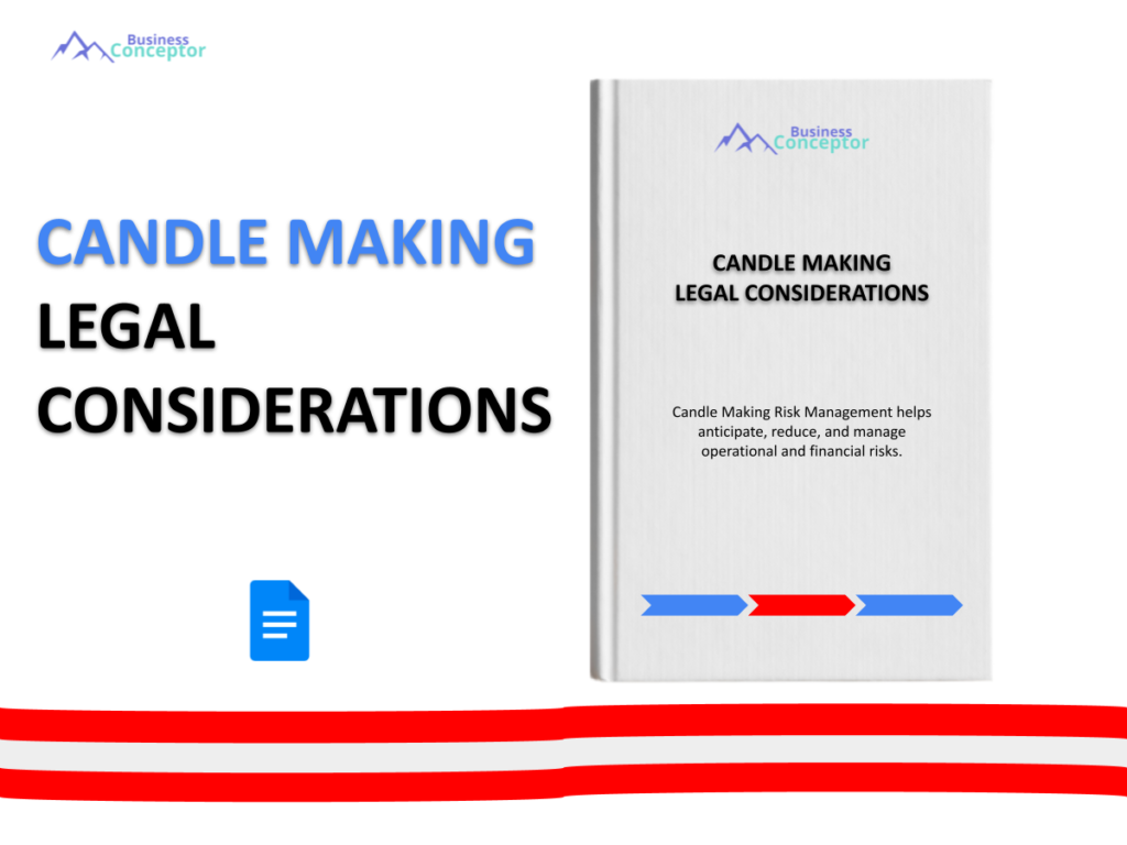 Cover LEGAL CONSIDERATIONS for Candle Making