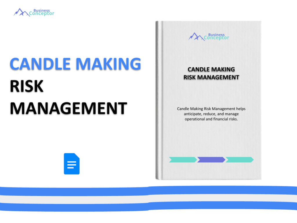 Cover RISK MANAGEMENT for Candle Making