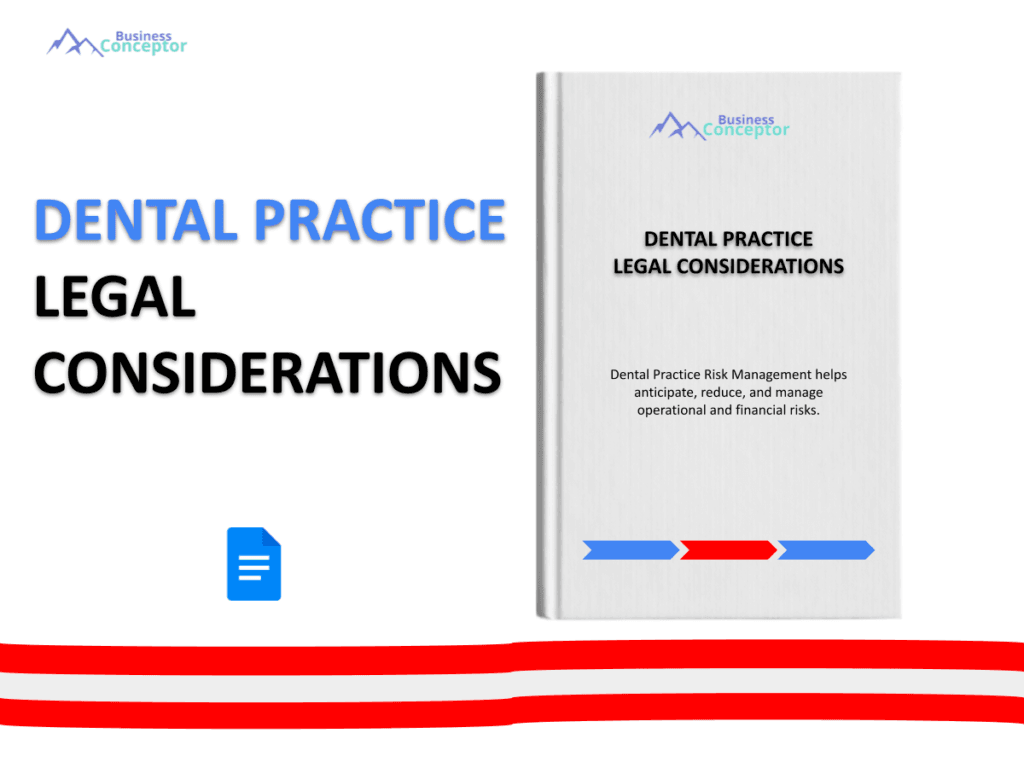 Cover LEGAL CONSIDERATIONS for Dental Practice