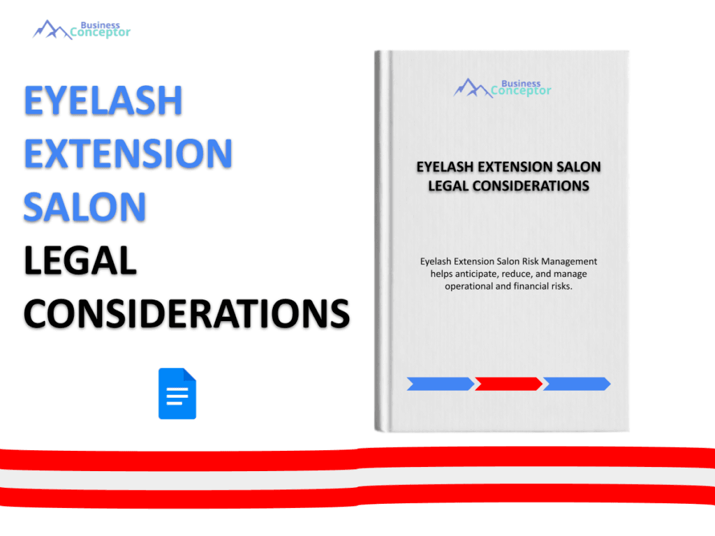 Cover LEGAL CONSIDERATIONS for Eyelash Extension Salon