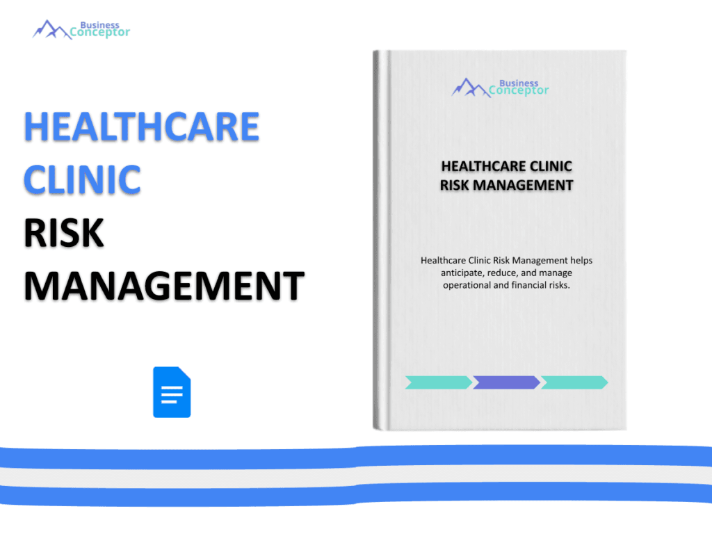 Cover RISK MANAGEMENT for Healthcare Clinic