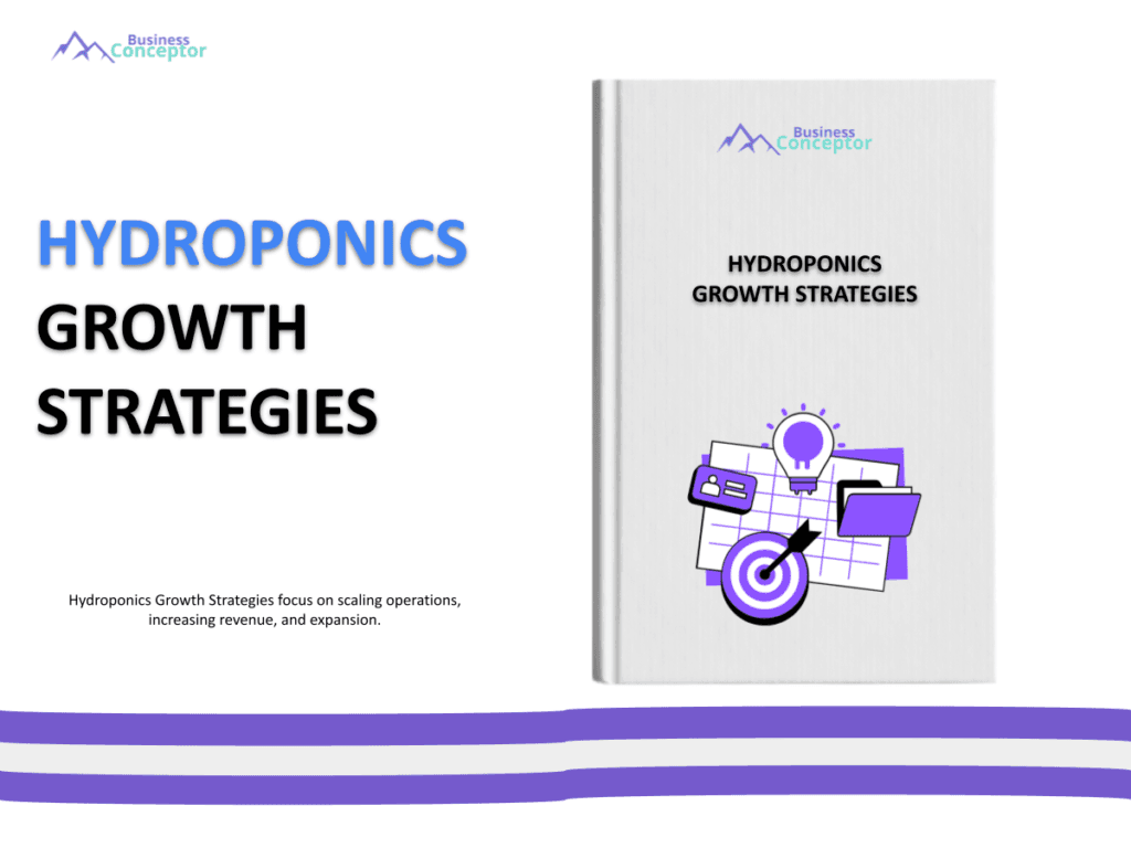 Cover GROWTH STRATEGIES AND SCALINGS for Hydroponics