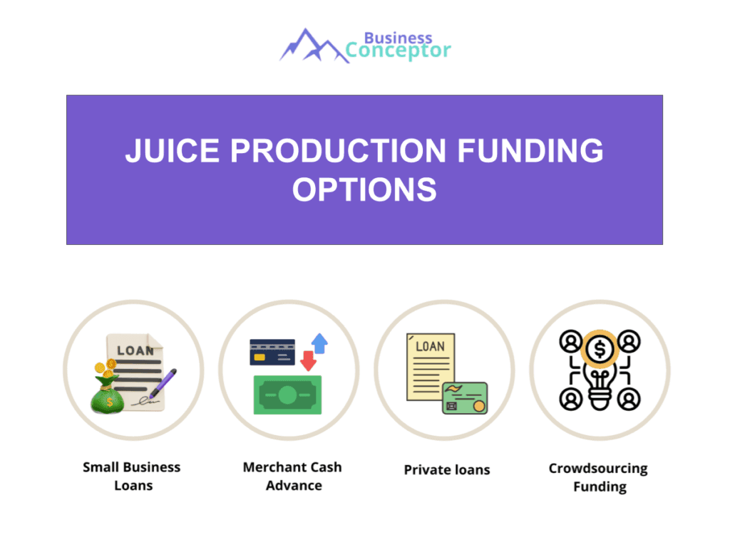 Cover FUNDING OPTIONS for Juice Production