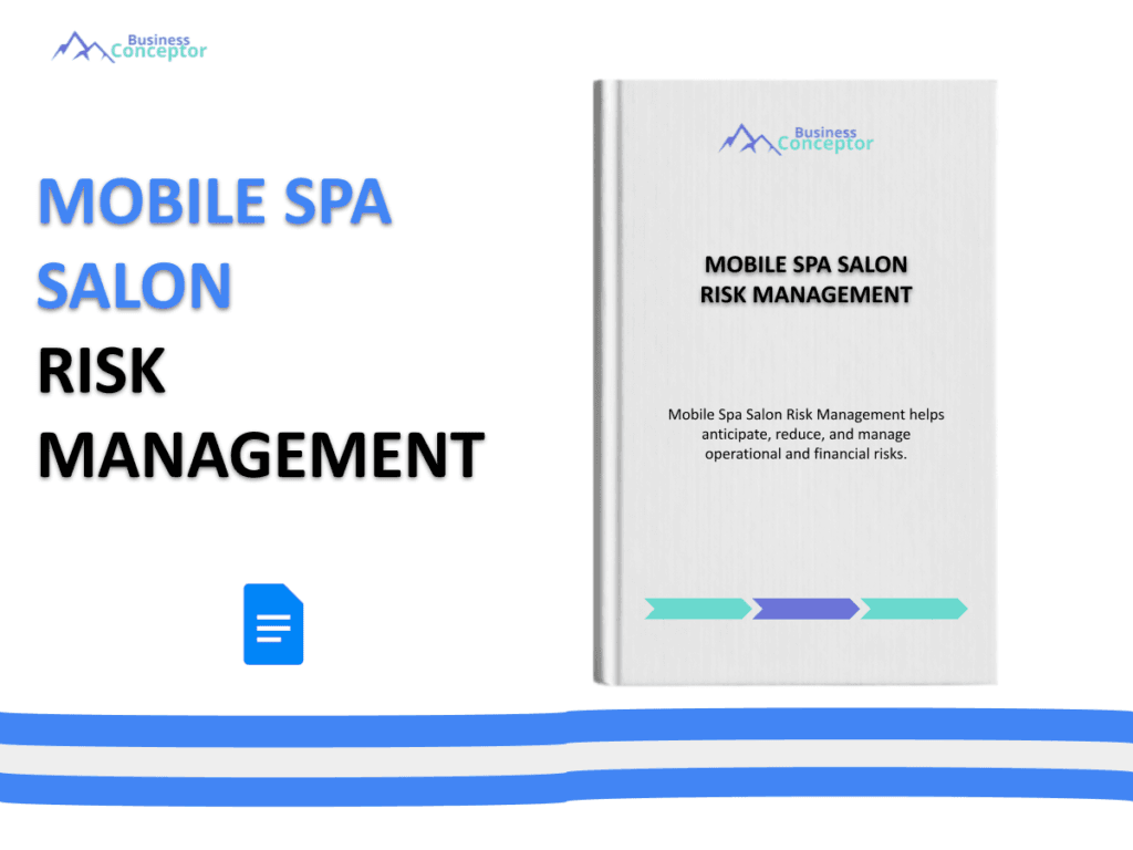 Cover RISK MANAGEMENT for Mobile Spa Salon