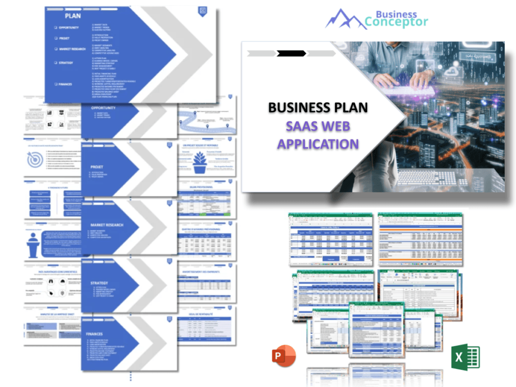 Cover Business plan for Saas Web Application