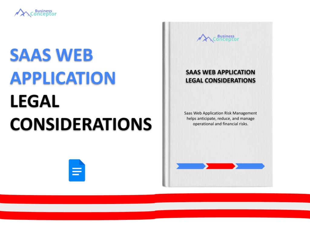 Cover LEGAL CONSIDERATIONS for Saas Web Application