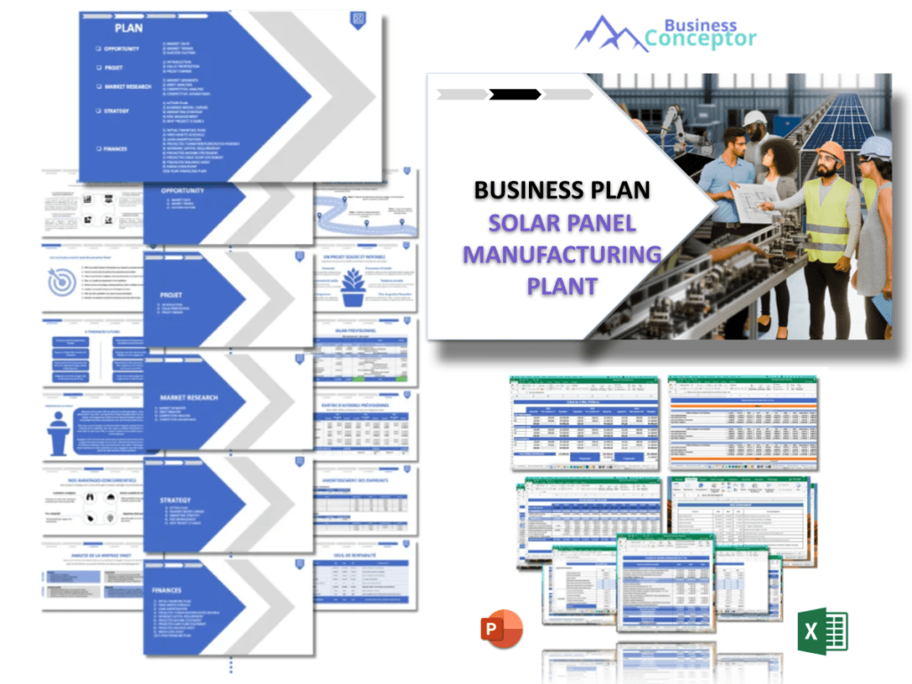 Cover Business plan for Solar Panel Manufacturing Plant