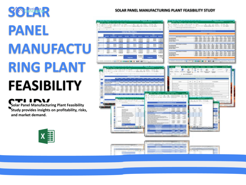 Cover FEASIBILITY STUDY for Solar Panel Manufacturing Plant