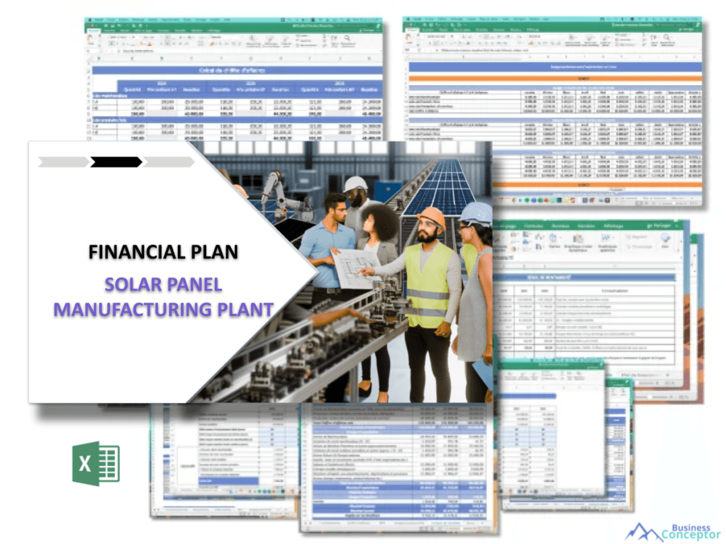 Cover Financial plan for Solar Panel Manufacturing Plant