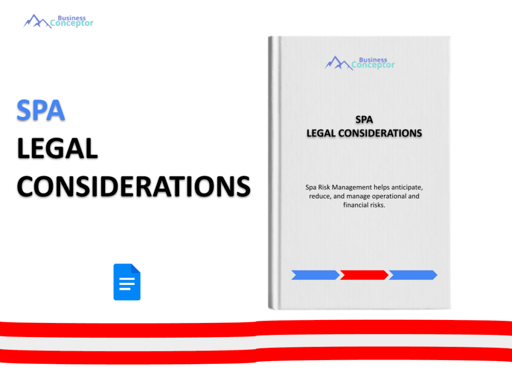 Cover LEGAL CONSIDERATIONS for Spa