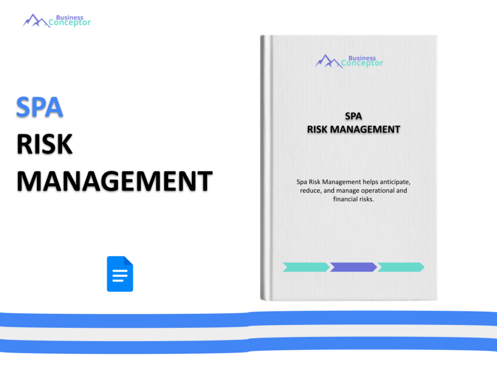 Cover RISK MANAGEMENT for Spa