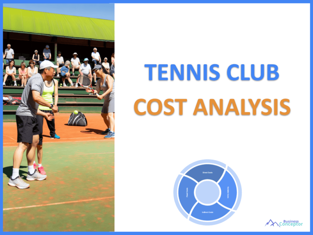 Cover COST ANALYSIS for Tennis Club