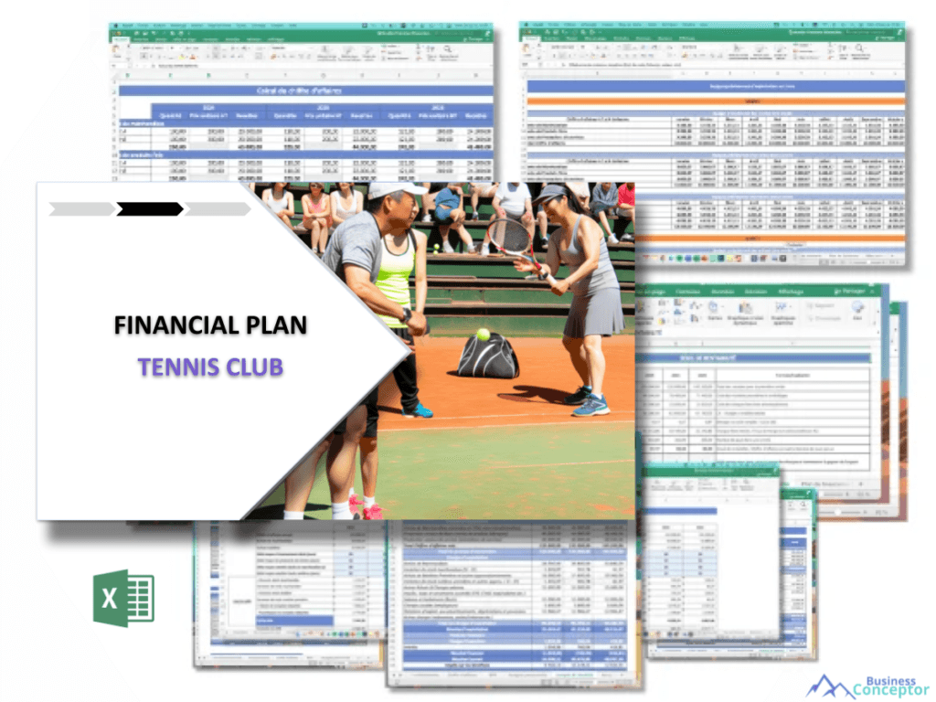 Cover Financial plan for Tennis Club
