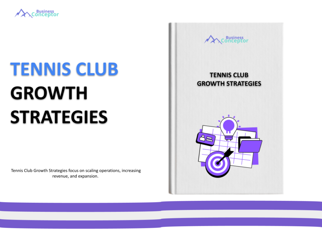 Cover GROWTH STRATEGIES AND SCALINGS for Tennis Club