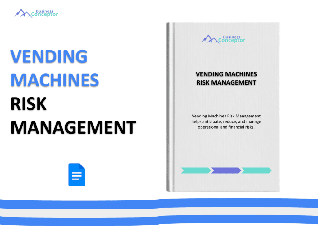 Cover RISK MANAGEMENT for Vending Machines