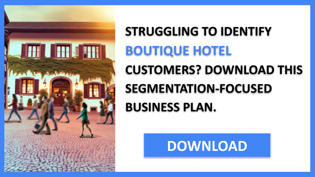 Boutique Hotel Customer Segments FOR BOUTIQUE HOTEL-4