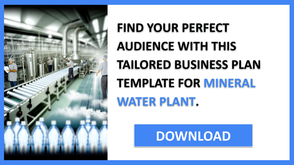 Mineral Water Plant Customer Segments FOR MINERAL WATER PLANT-5