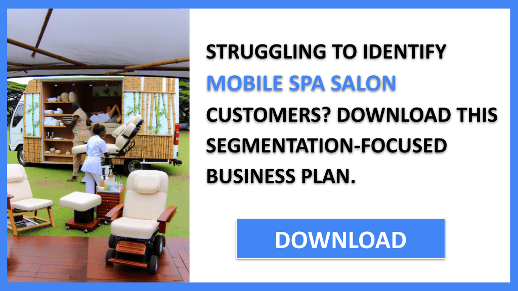 Mobile Spa Salon Customer Segments FOR MOBILE SPA SALON-4